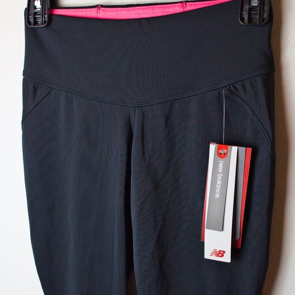 New Balance Size XS Women's Running Pants in Black with Leg Zipper New with Tags - Picture 5 of 7